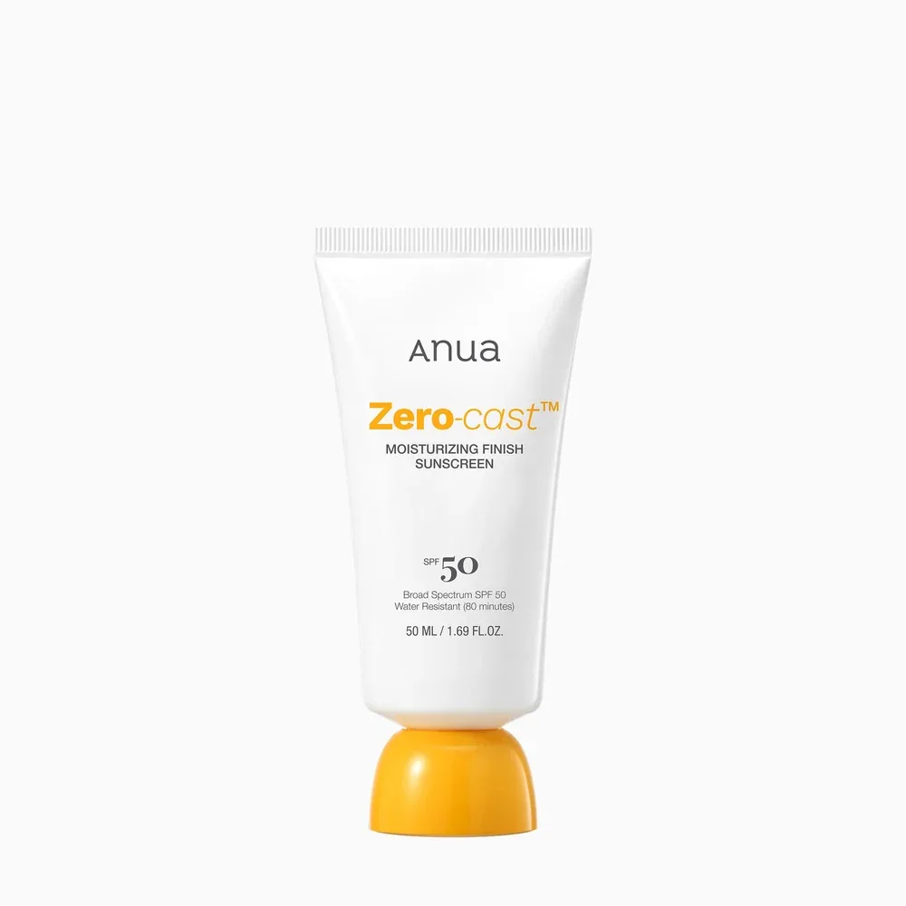 ANUA Zero-Cast Moisturizing Finish Sunscreen SPF 50 – 50ml 1