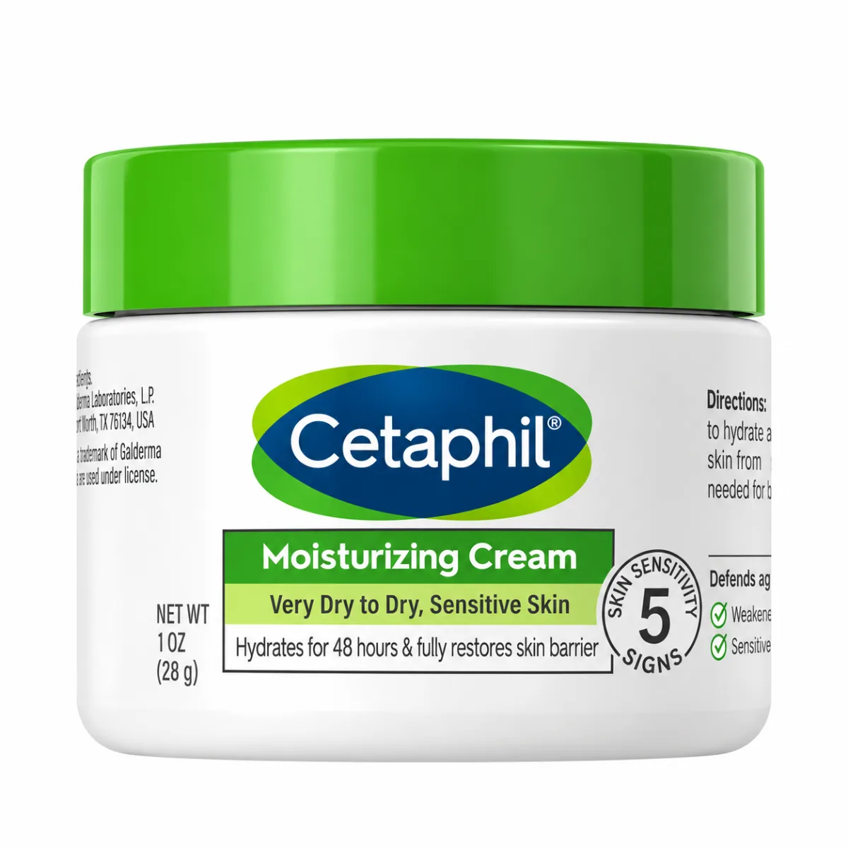 Cetaphil Moisturizing Cream for Dry to Very Dry, Sensitive Skin 1