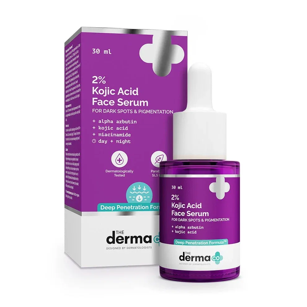 The Derma Co 2% Kojic Acid Face Serum with Alpha Arbutin – 30ml 1
