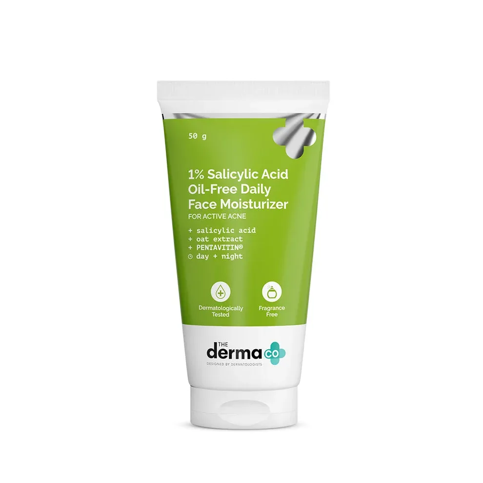 The Derma Co 1% Salicylic Acid Oil-Free Daily Face Moisturizer 50g 1
