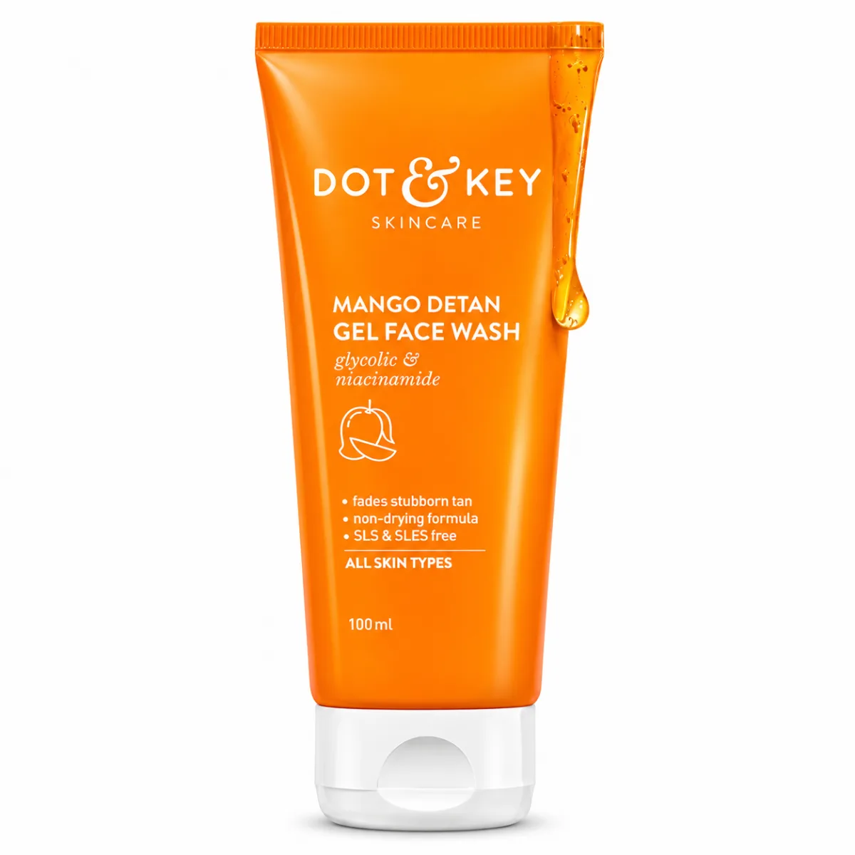 Dot & Key Mango Detan Gel Face Wash 100ml 1