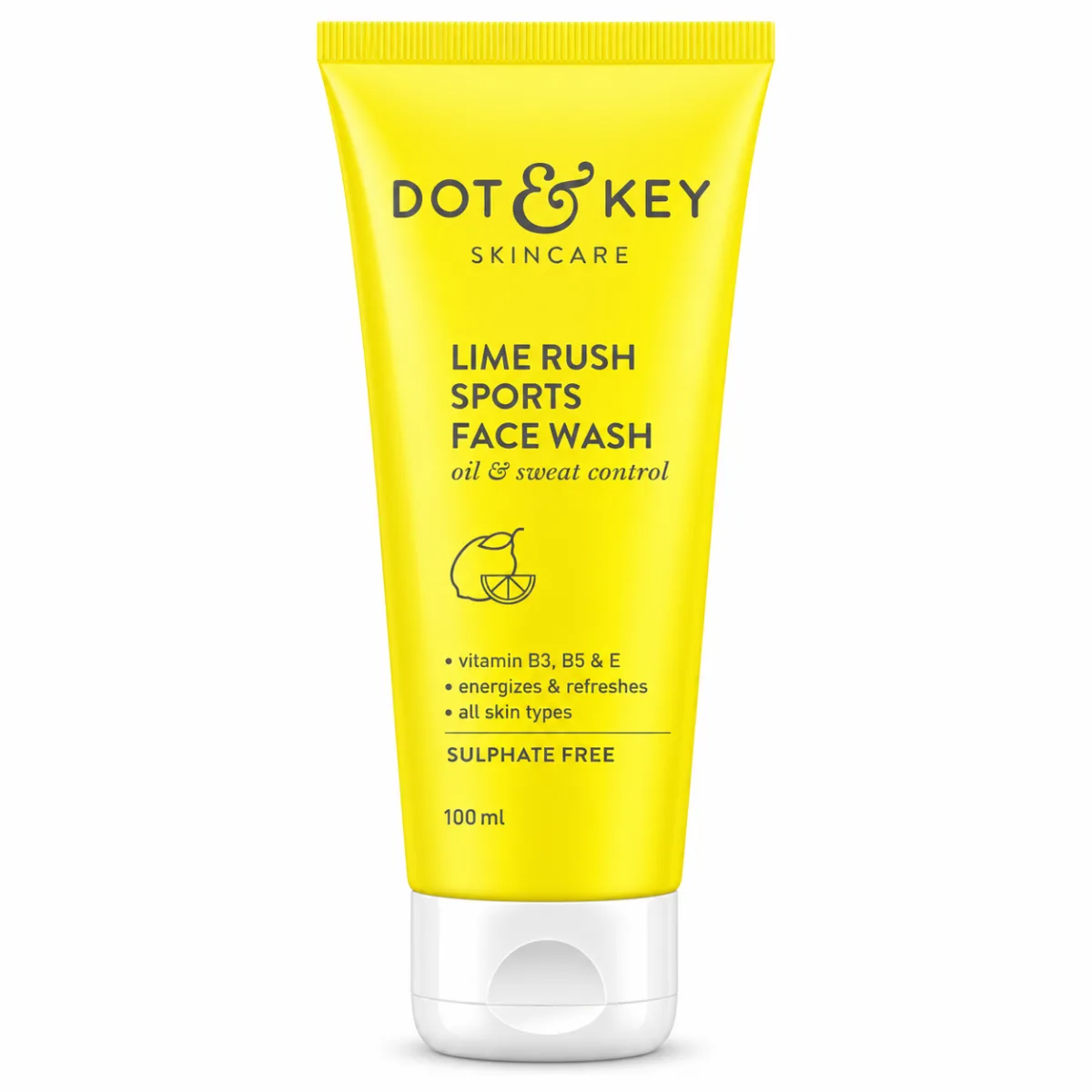 Dot & Key Lime Rush Sports Face Wash 100ml 1