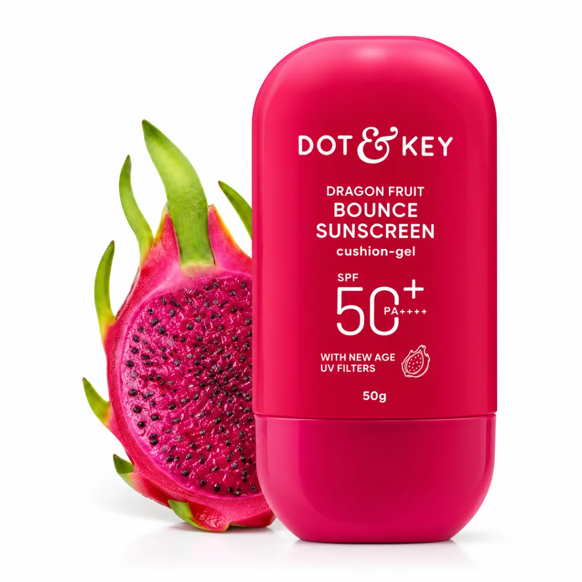Dot & Key Dragon Fruit Bounce Sunscreen SPF 50+ PA++++ 50g 1