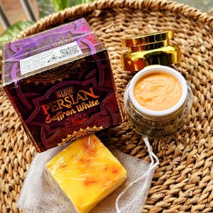 Glow Persian Saffron White Cream-20g (FREE Saffron Soap)